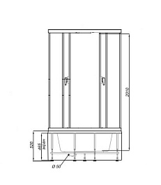 Triton  Душевой уголок Вирго №1 90x90 – фотография-2